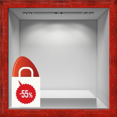 Easter Sales -55%, Πασχαλινά, Αυτοκόλλητα βιτρίνας, 28 x 49 εκ. φωτογραφία