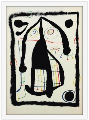 Le Femme Etrangère, Joan Miro, Διάσημοι ζωγράφοι, 15 x 20 εκ. φωτογραφία